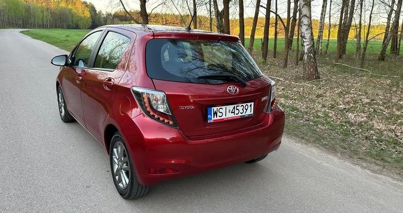 Toyota Yaris cena 35700 przebieg: 155080, rok produkcji 2014 z Siedlce małe 92